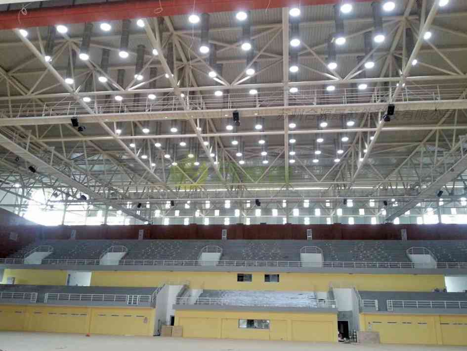 光导管光导照明系统——湖北天门体育中心光导管照明系统使用案例